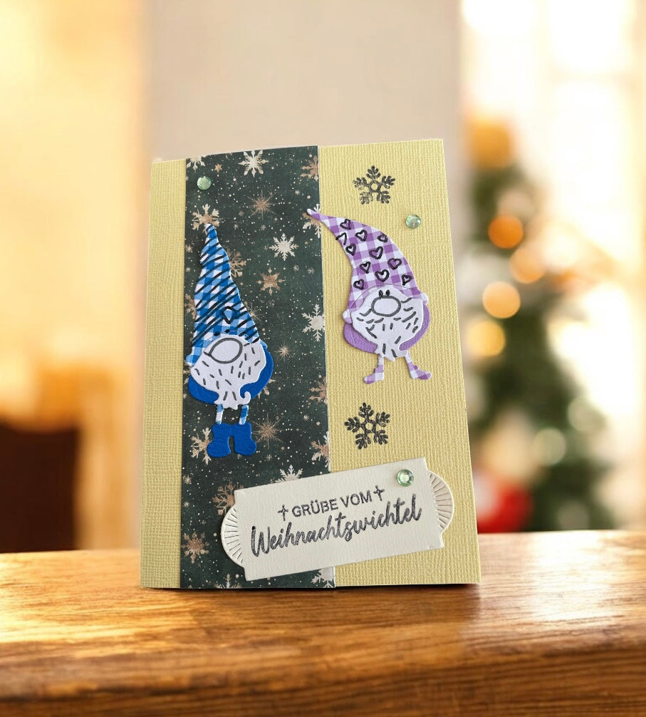 Grußkarte Wichtel