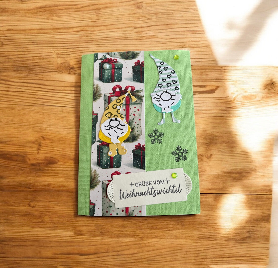 Grußkarte Wichtel